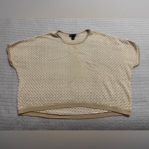 Lane Bryant Brick Pattern Dolman Sleeve Boxy Sweater Size 26/28